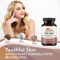 Thumbnail for Resveratrol Youthful Skin & Antioxidant Capsules