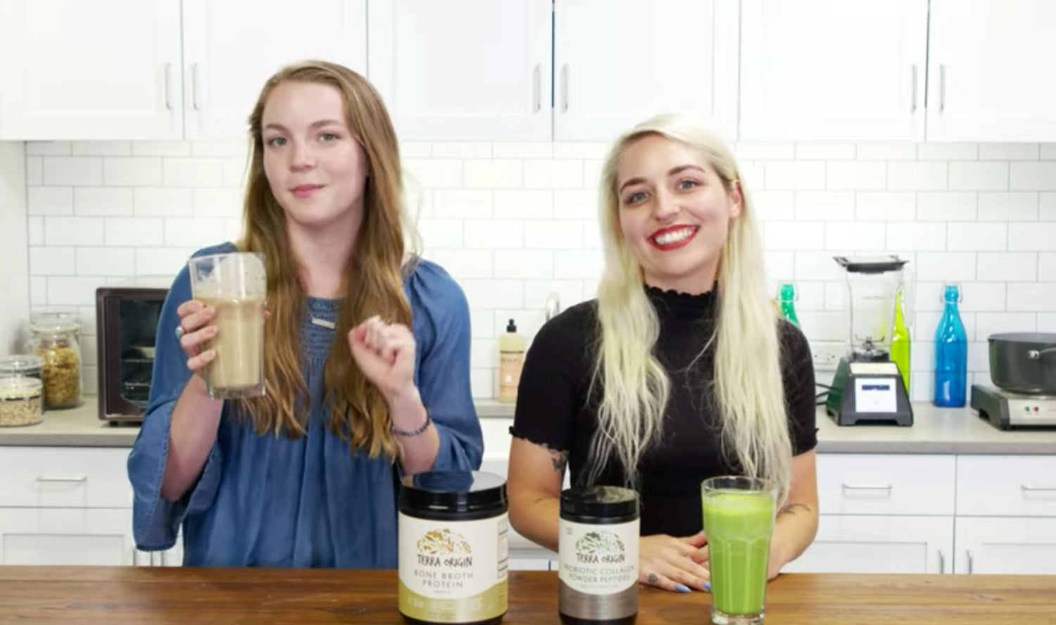 Maddie and Shelby Talk Smoothies