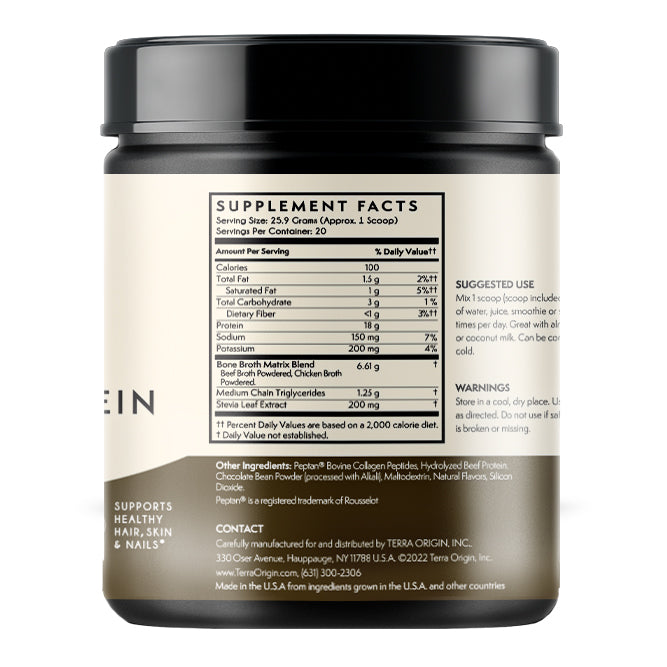 Collagen + Protein Bone Broth (20-Serving Tub)