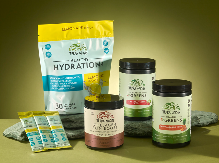Collagen Skin Boost + Healthy Greens + Healthy Hydration Bundle