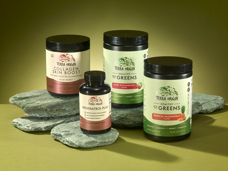 Collagen Skin Boost + Healthy Greens + Resveratrol Plus Bundle