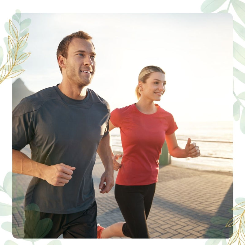 a couple going for a run