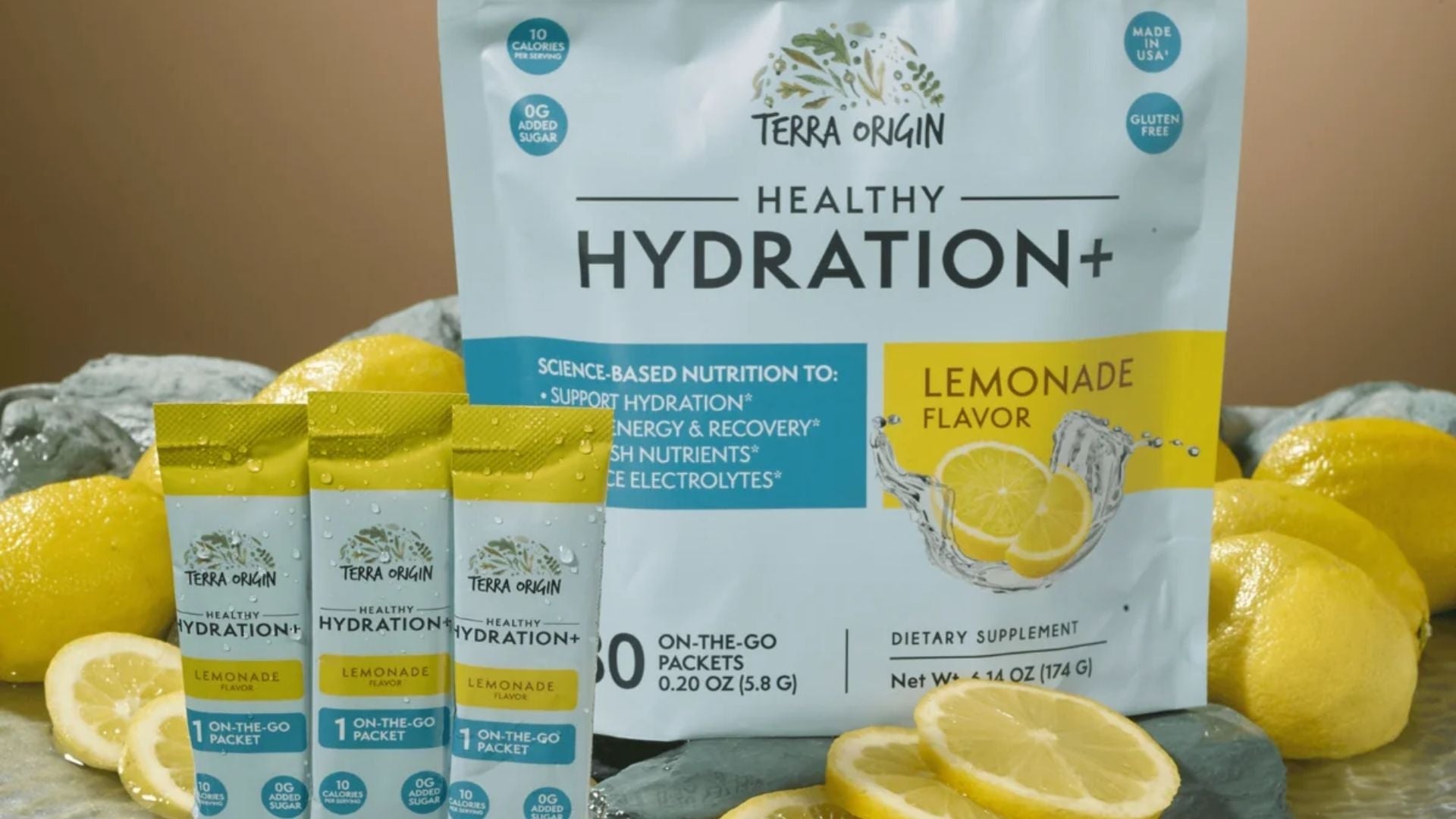 healthy hydration + packaging 