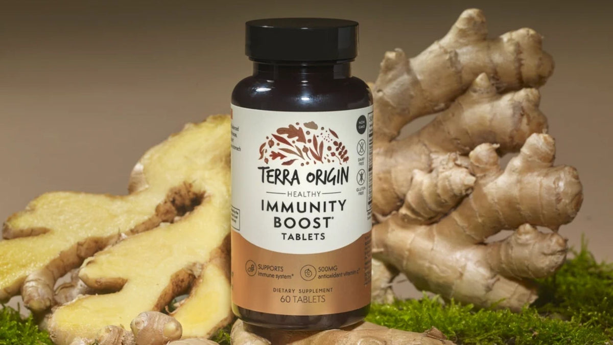 Immunity boost tablets with ginger root