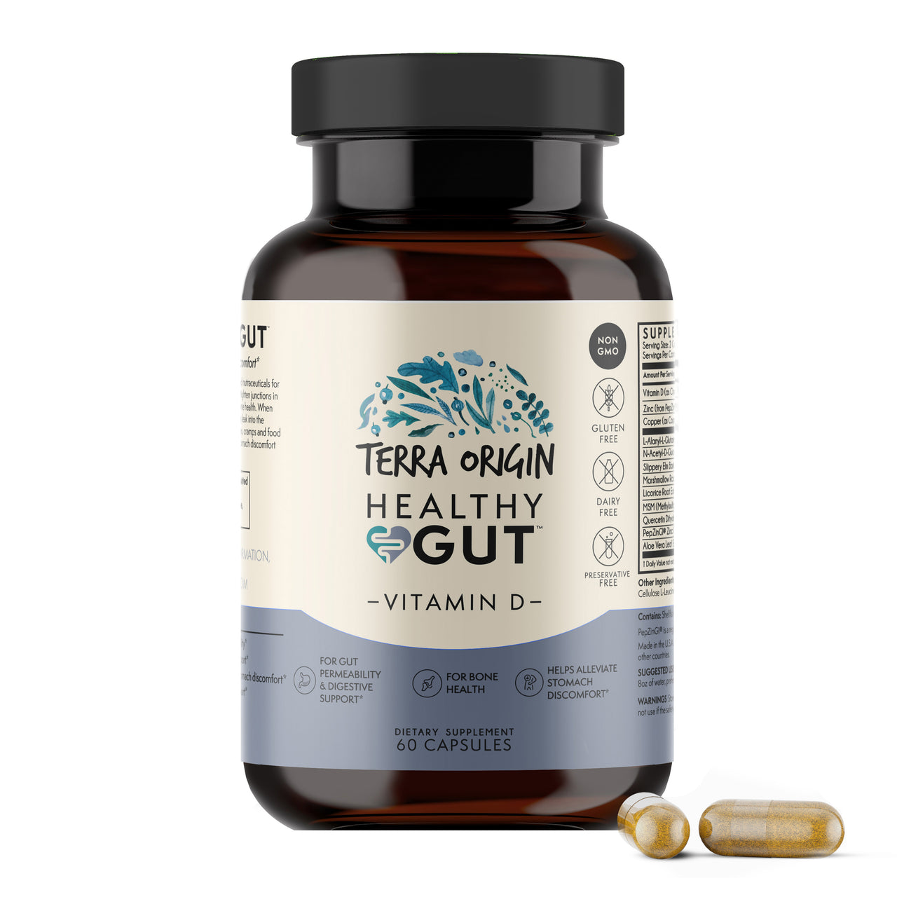 Healthy Gut Capsules with Vitamin D