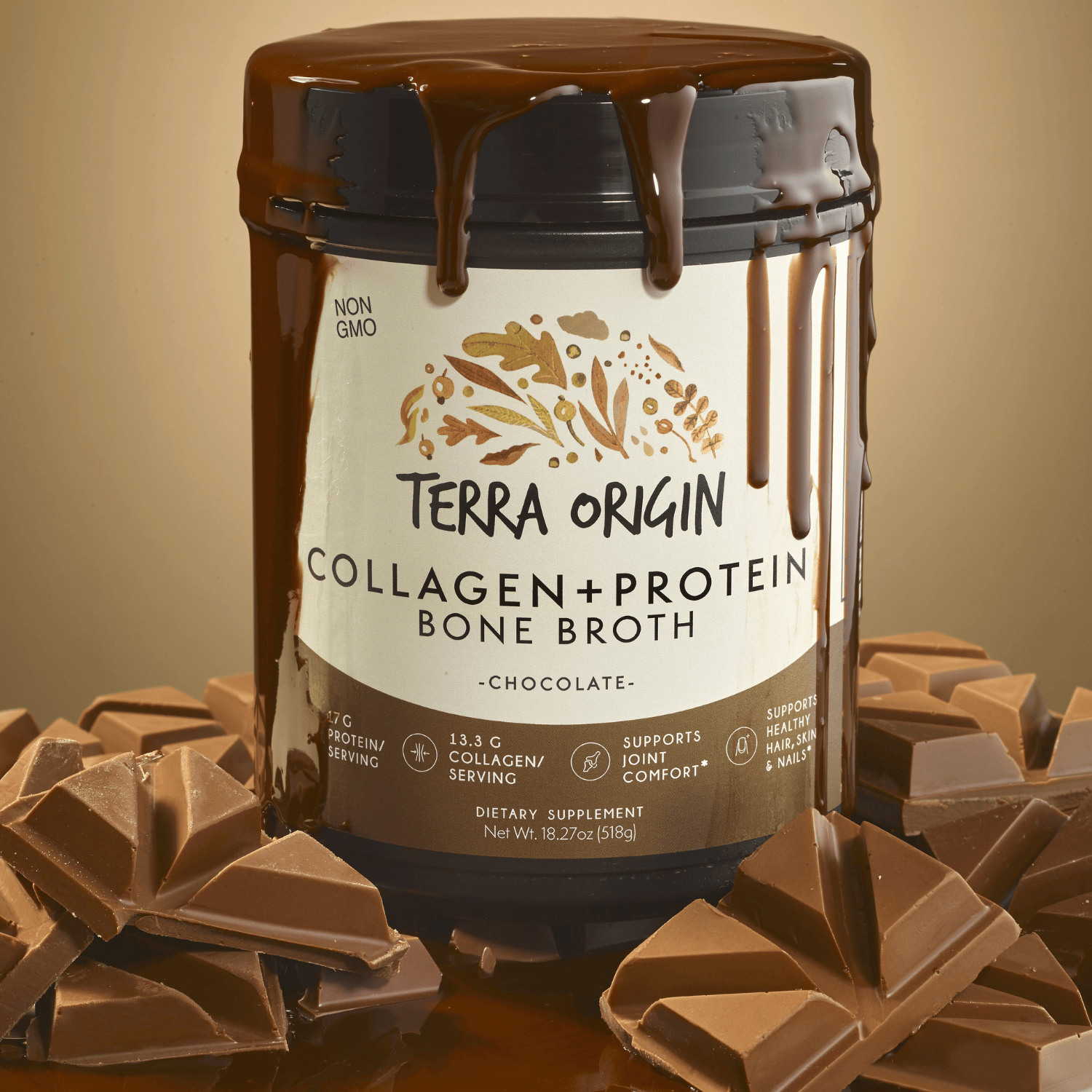 Collagen + Protein Bone Broth - Chocolate