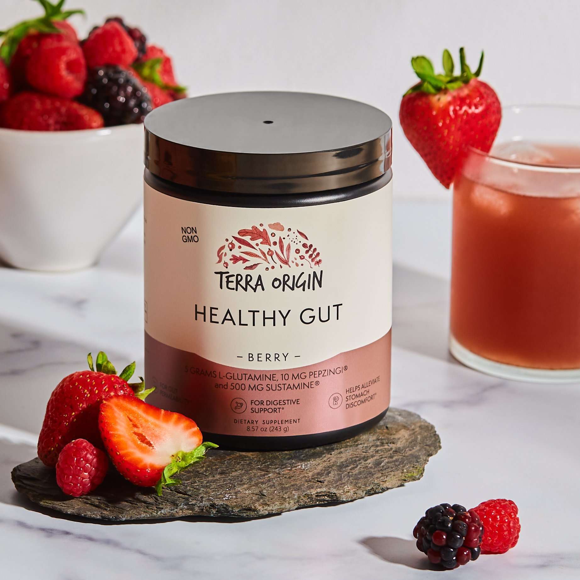 Terra Origin's Gut Health Powder Supplement | L-Glutamine Digestive ...