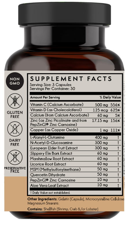 Healthy Gut Capsules with Vitamin D