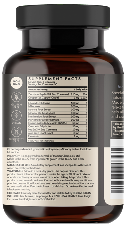 L Glutamine Glucosamine Vitamin D Gut Health Supplement – Terra Origin