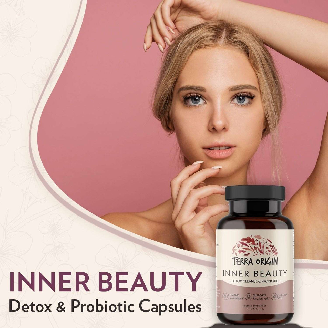 Inner Beauty Detox Cleanse & Probiotic Capsules