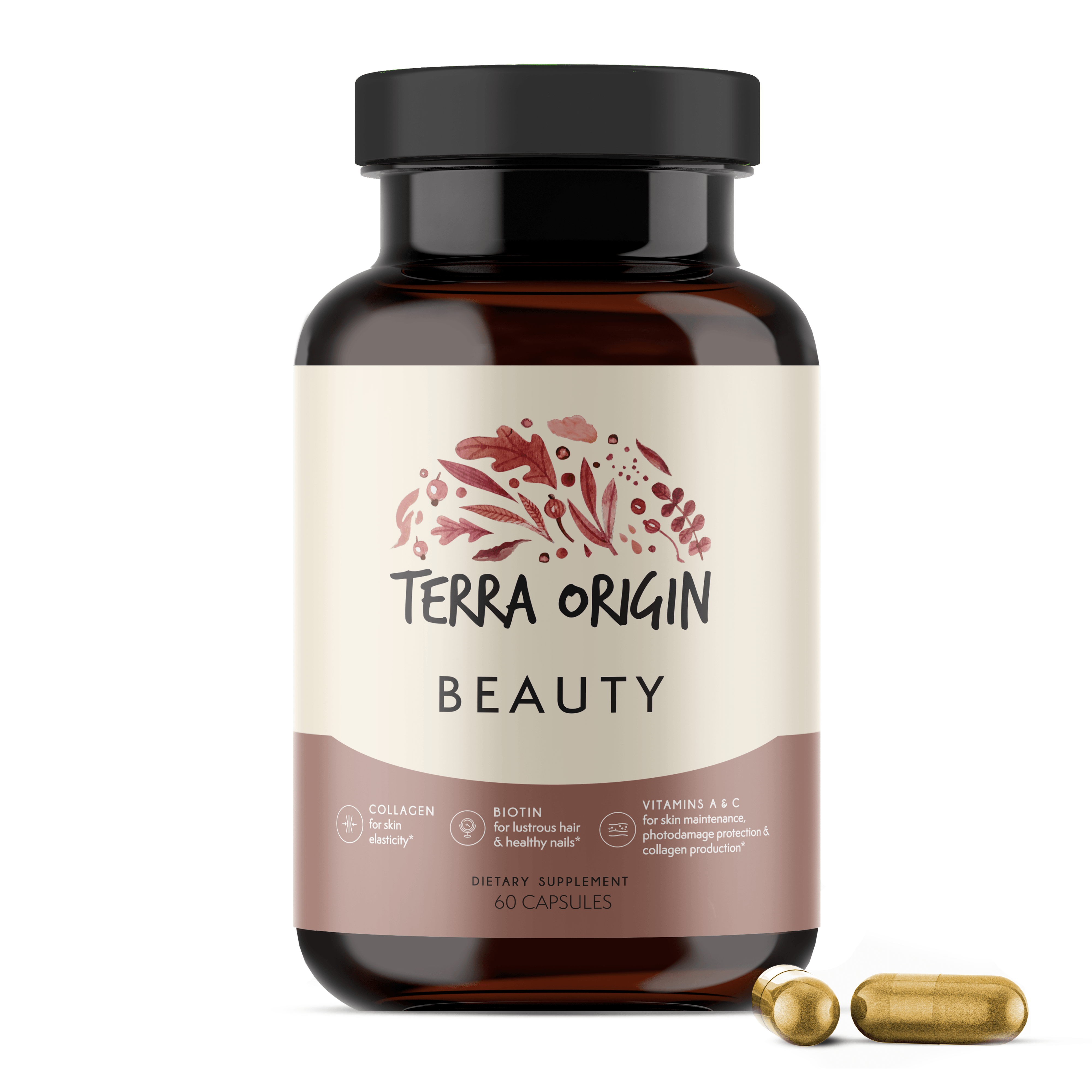 Biotin And Collagen Beauty Supplement for Healthier Hair & Skin – Terra  Origin