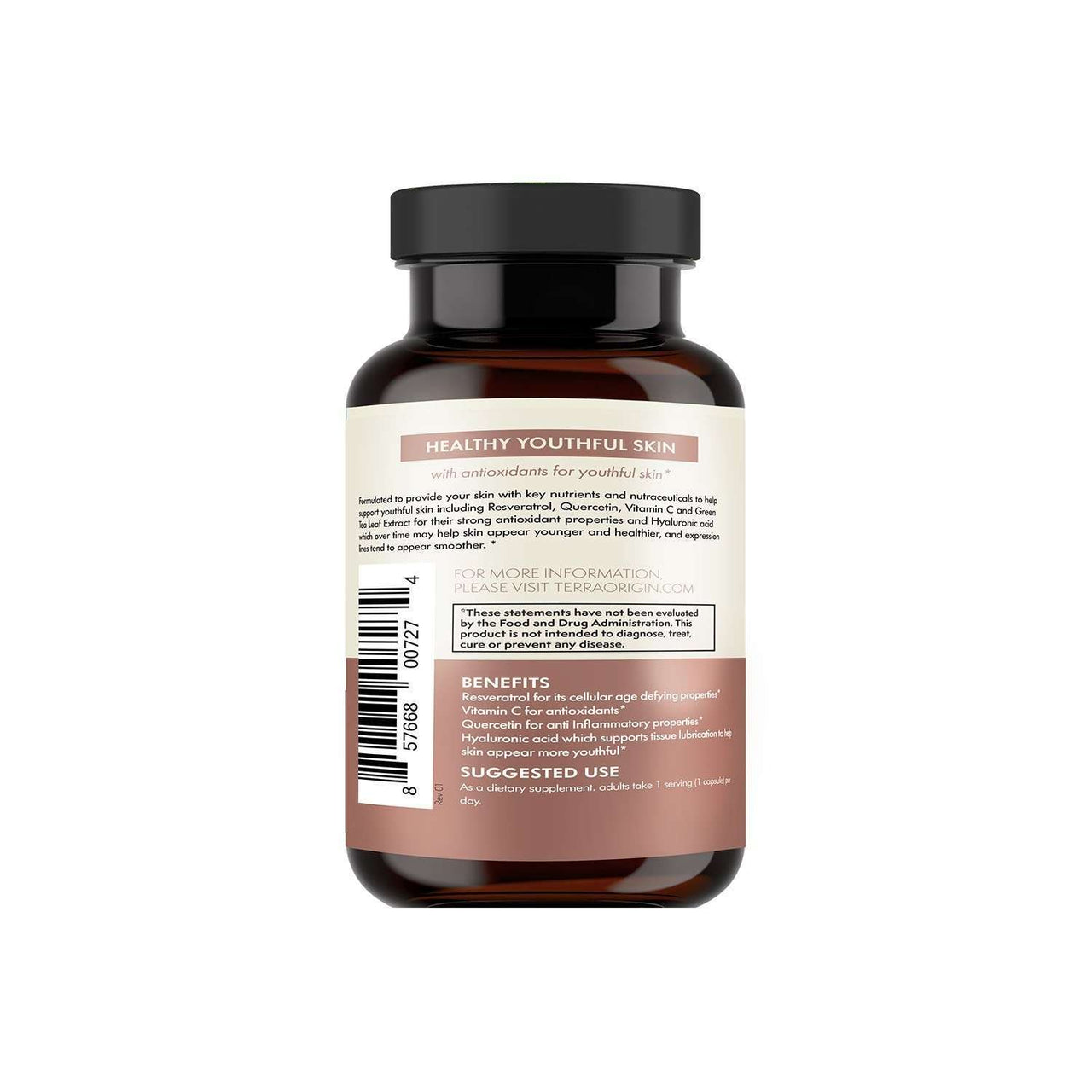 Resveratrol Youthful Skin & Antioxidant Capsules