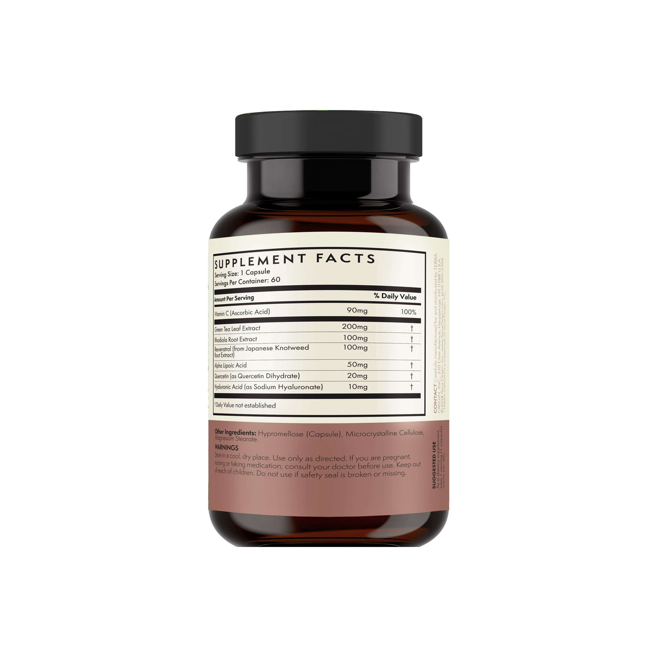 Resveratrol Youthful Skin & Antioxidant Capsules