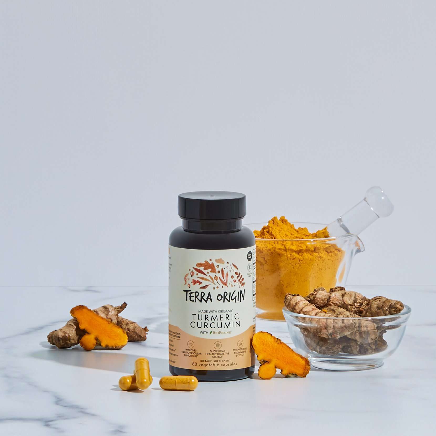 Healthy Immune System Formula w/ Organic Turmeric Terra Origin